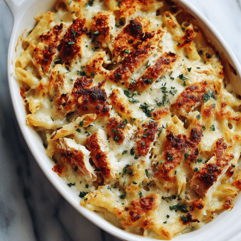 Crispy Chicken Alfredo Bake Recipe