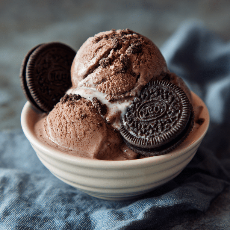 Oreo Chocolate Ice Cream Recipe