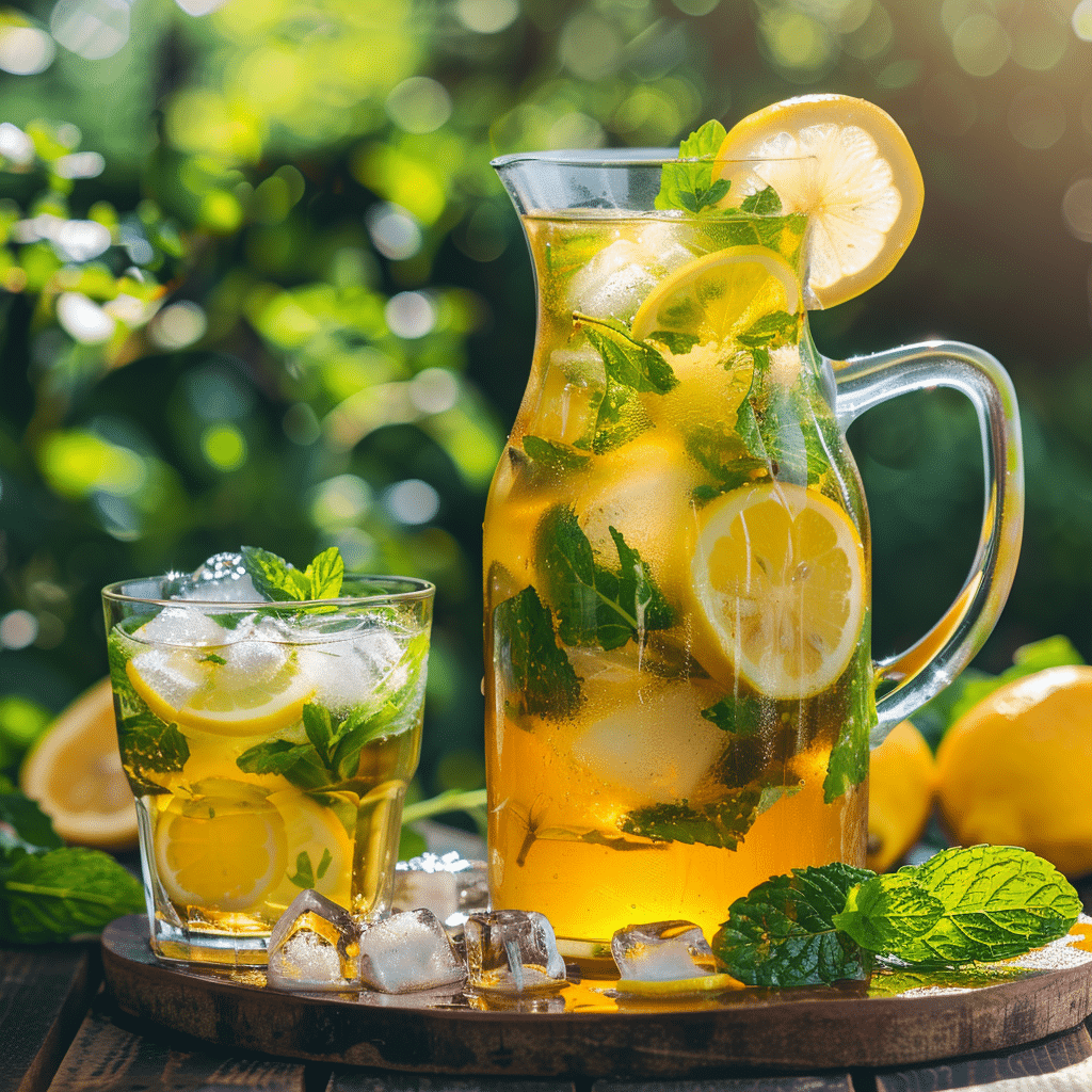 Lemon Mint Iced Tea Recipe