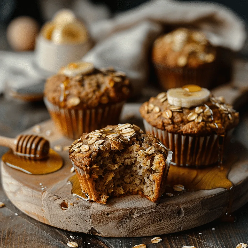 Banana Oat Breakfast Muffins Recipe