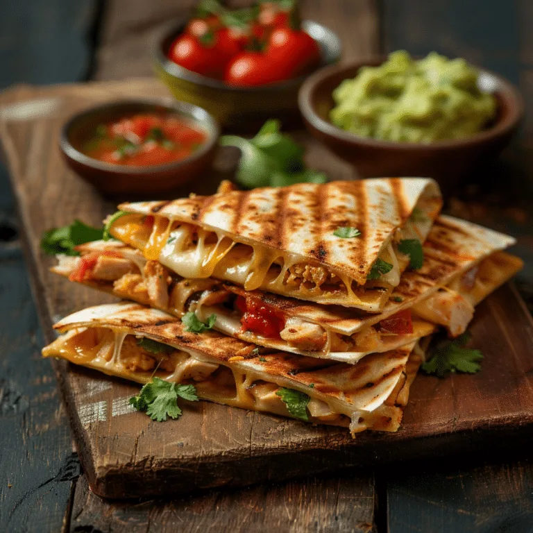Crispy Chicken Quesadilla Recipe
