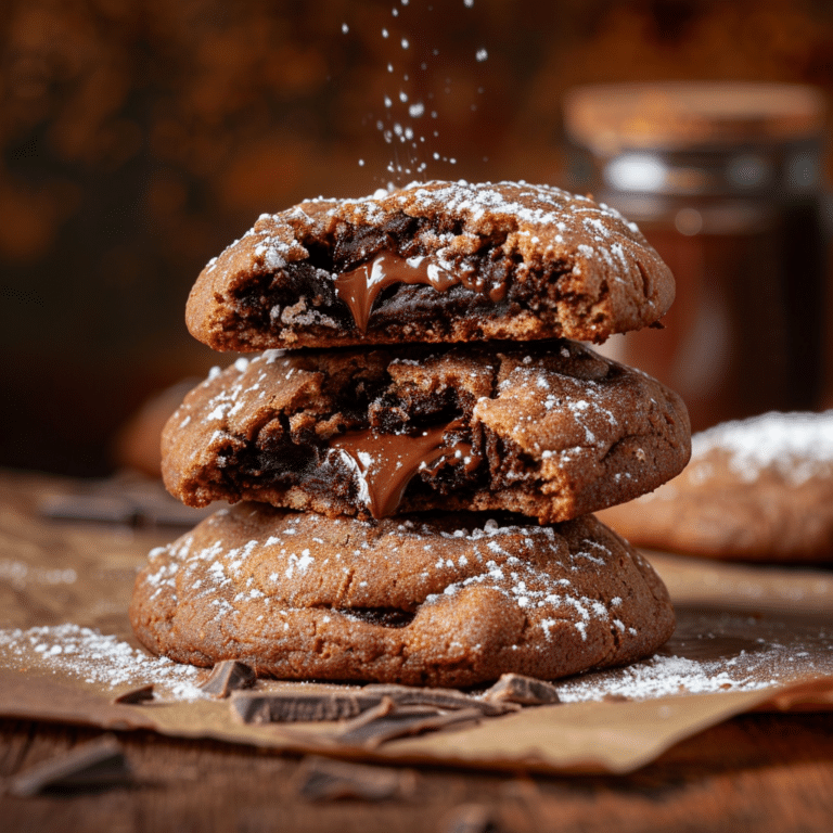 Nutella Stuffed Cookies Recipe