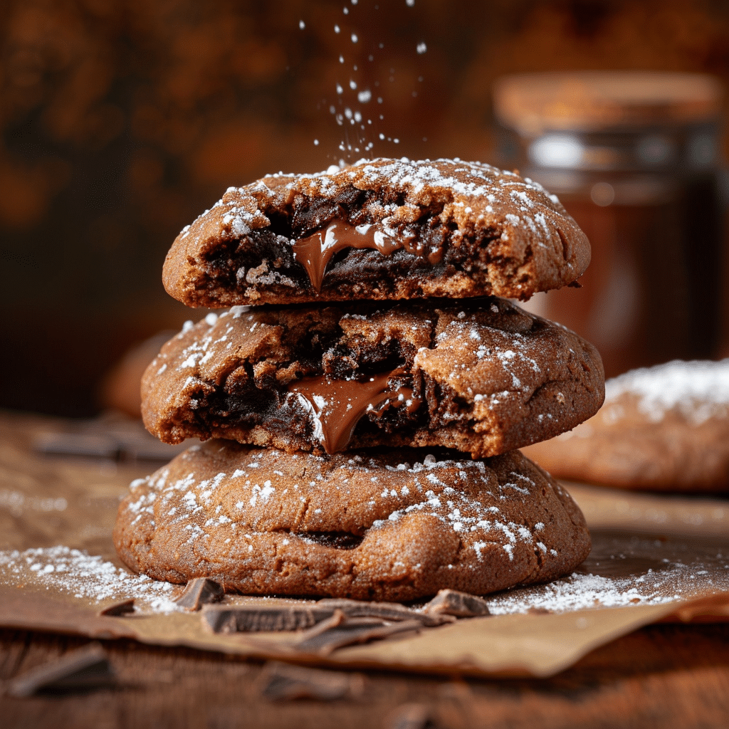Nutella Stuffed Cookies Recipe