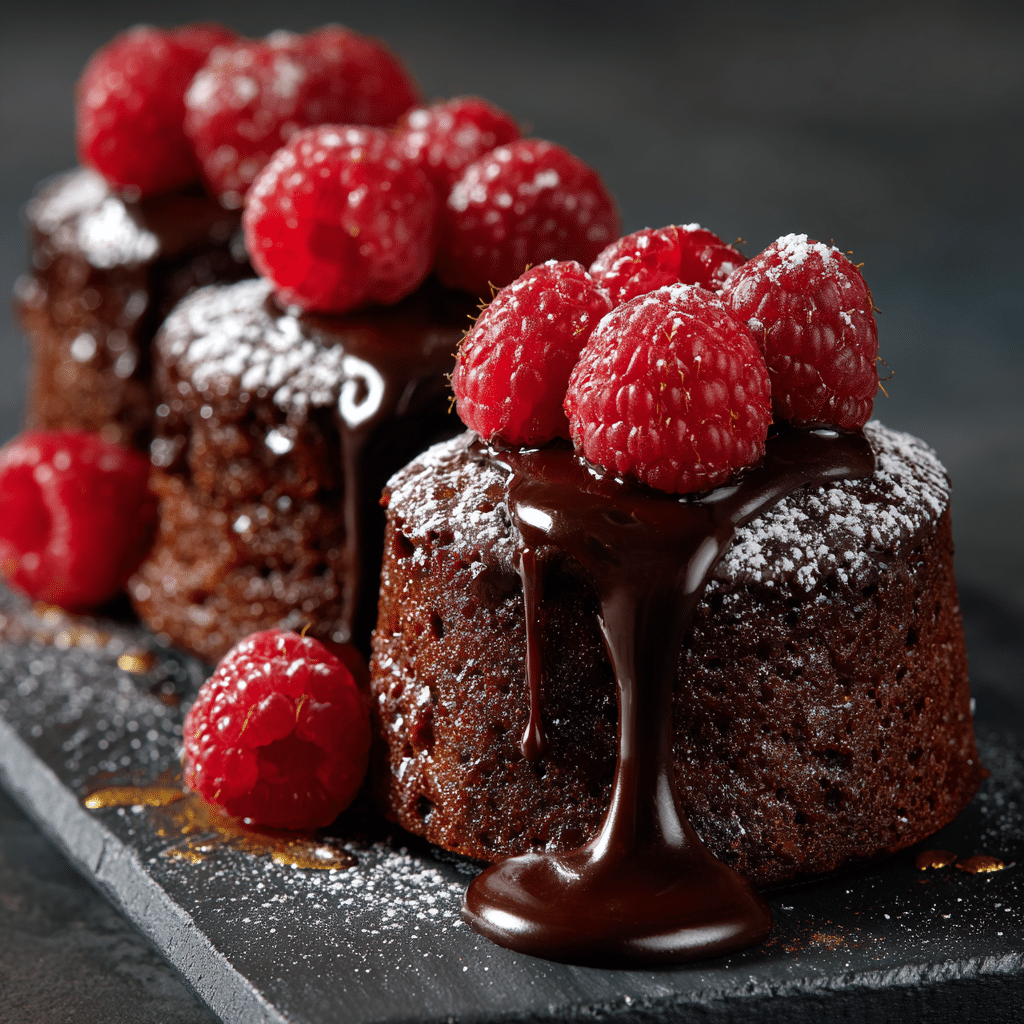 Chocolate Raspberry Mini Cakes Recipe