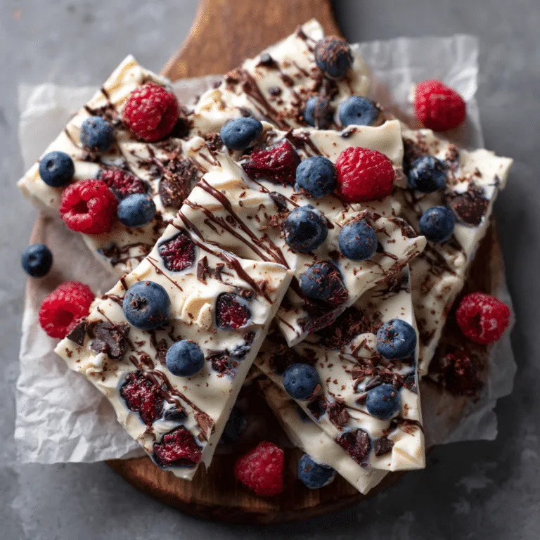 Berry Chocolate Yogurt Bark Recipe