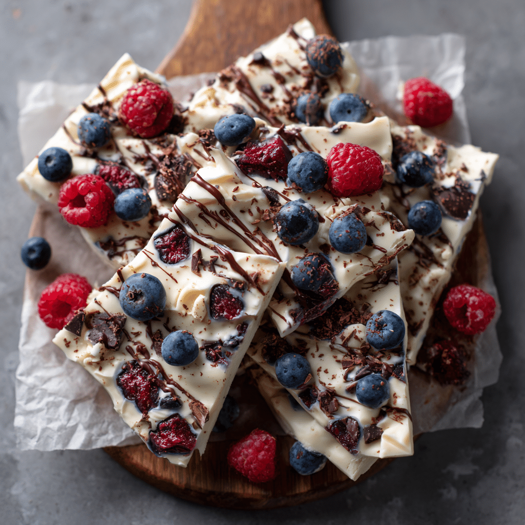 Berry Chocolate Yogurt Bark Recipe