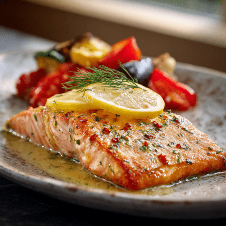 Lemon Butter Salmon Recipe