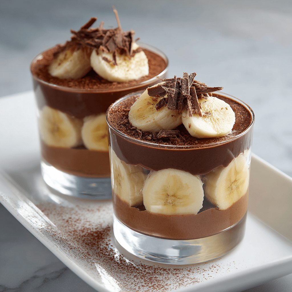 Chocolate Banana Dessert Cups Recipe