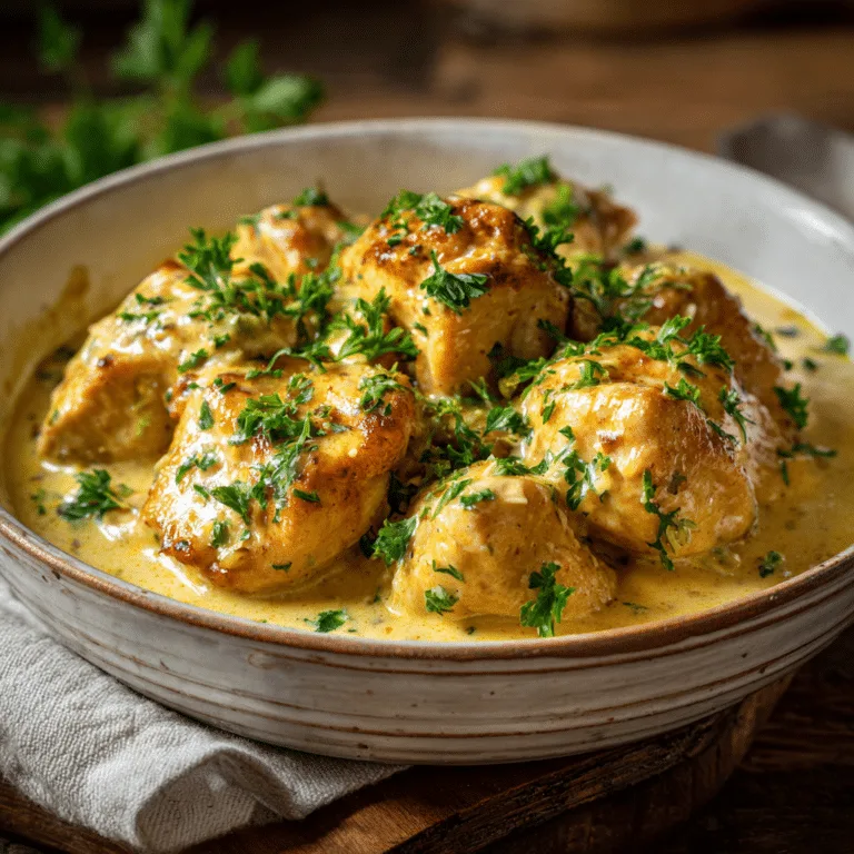 Creamy Garlic Chicken Recipe