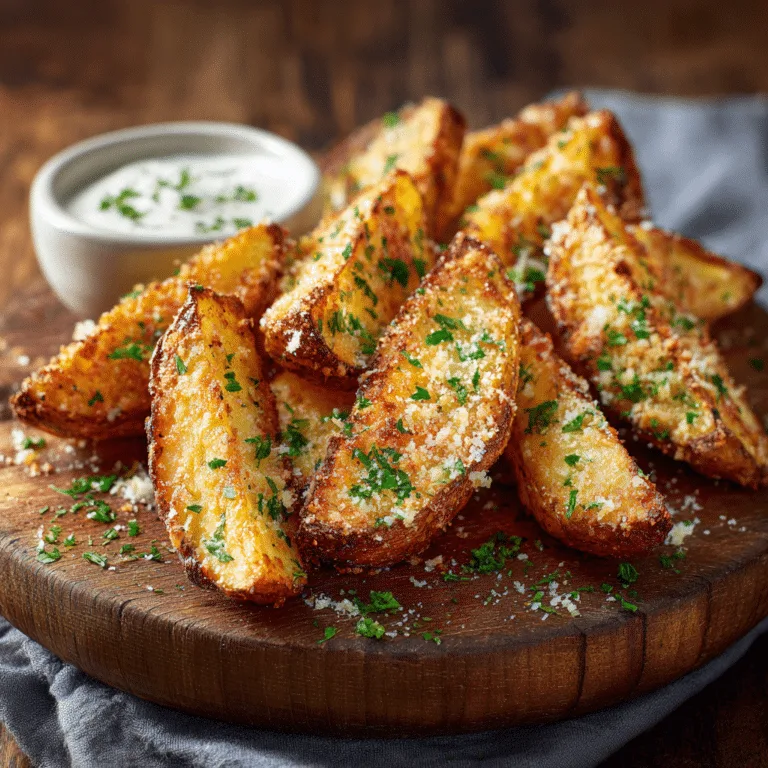 Garlic Parmesan Potatoes Recipe