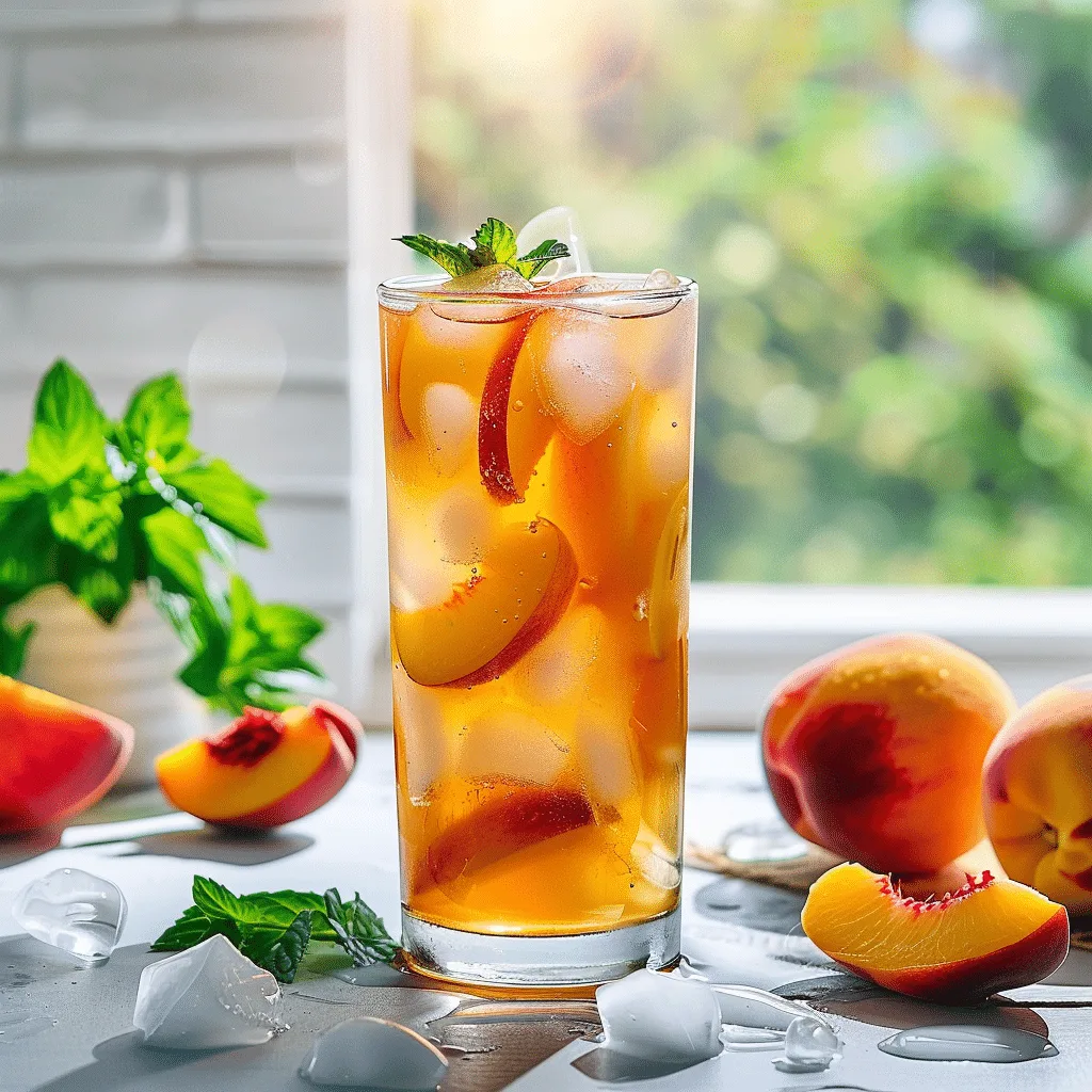 Peach Iced Tea Recipe