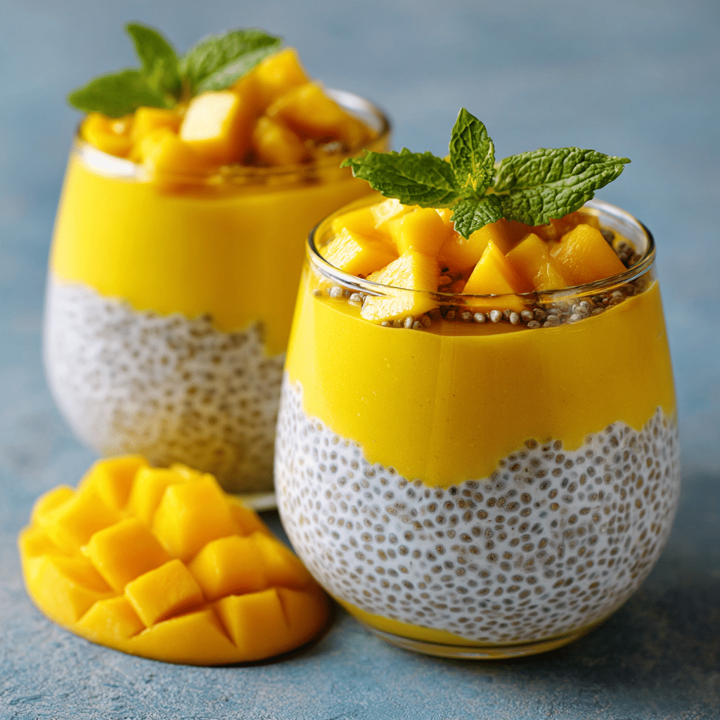 Mango Chia Pudding Recipe