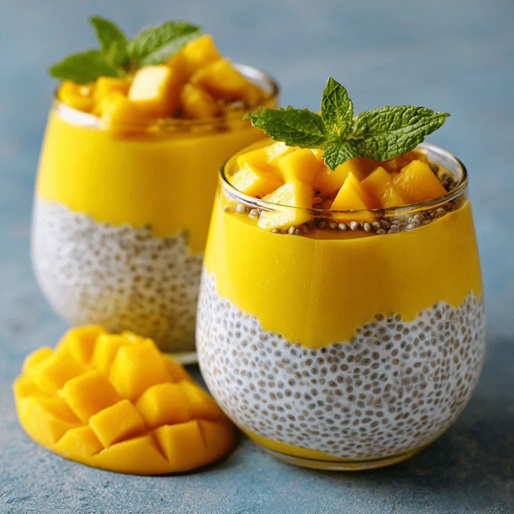 Mango Chia Pudding Recipe