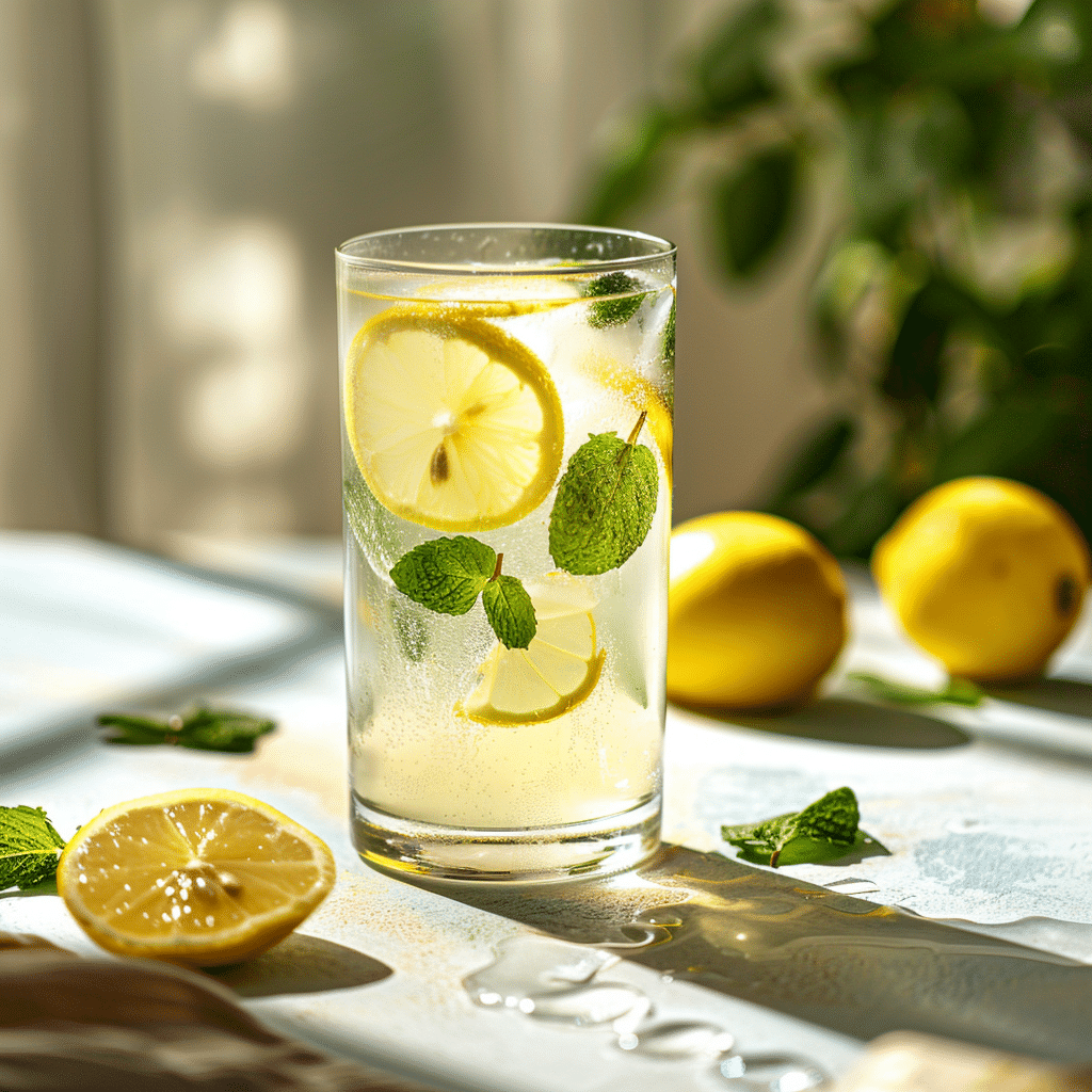Lemon Mint Cooler Recipe - Recipe Image