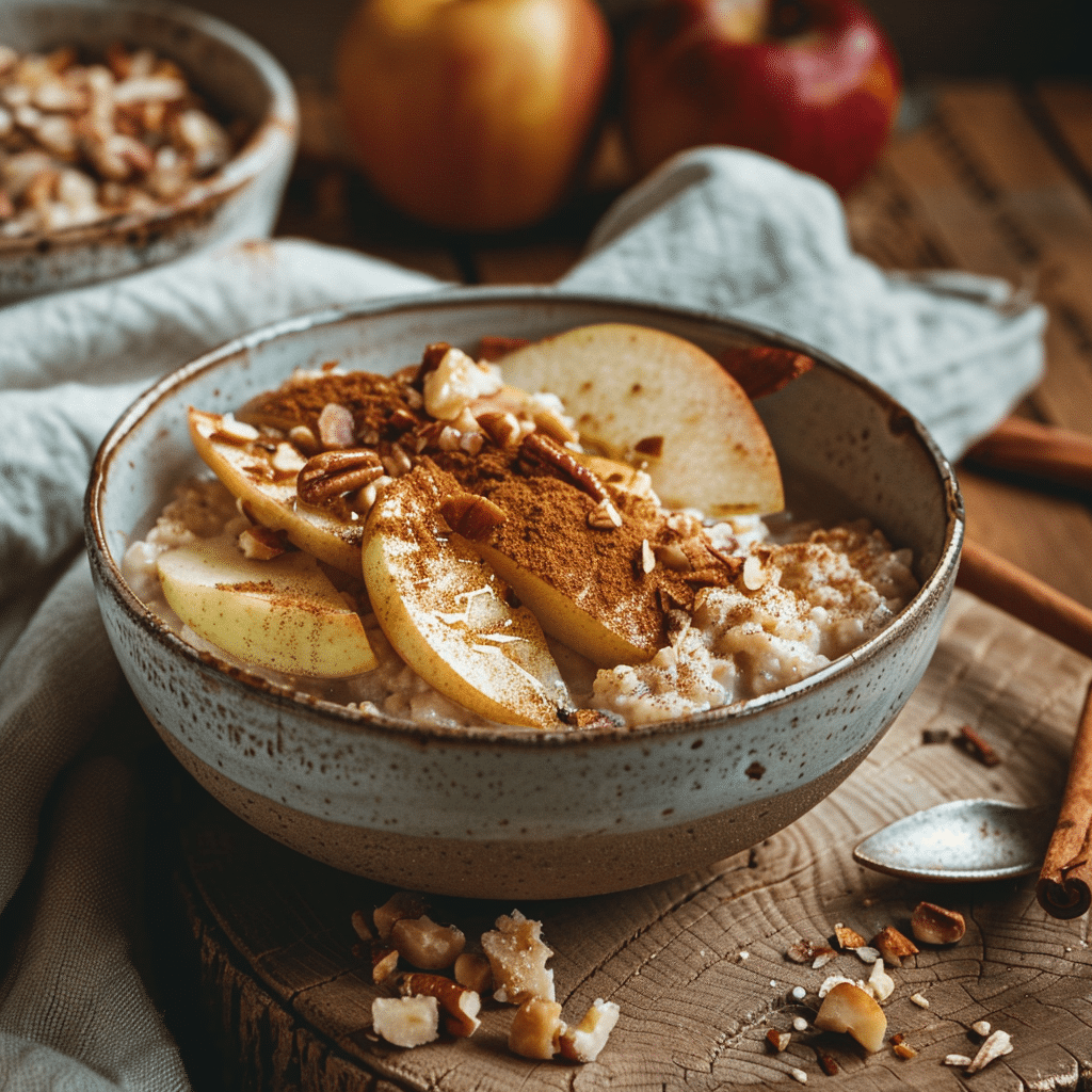 Apple Cinnamon Oatmeal Recipe - Recipe Image