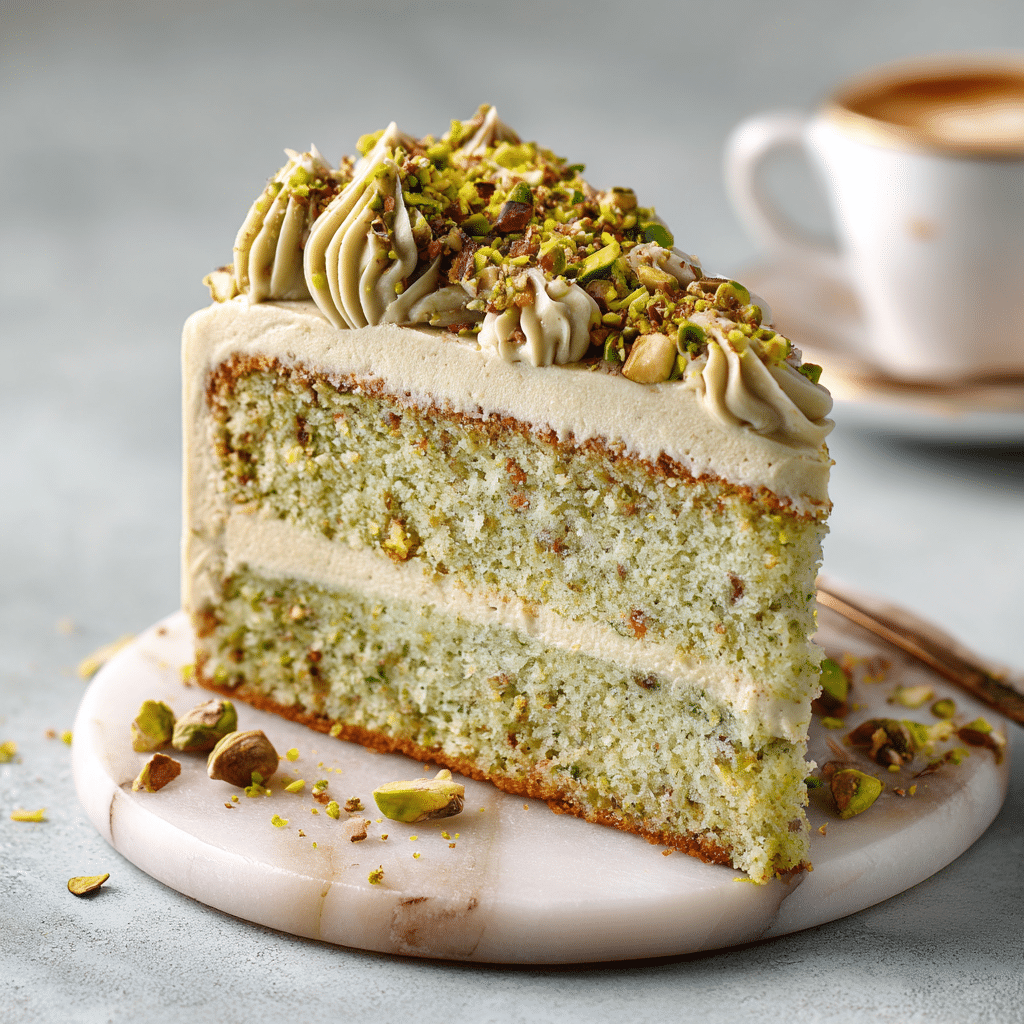 Pistachio Cake Recipe - Recipe Image