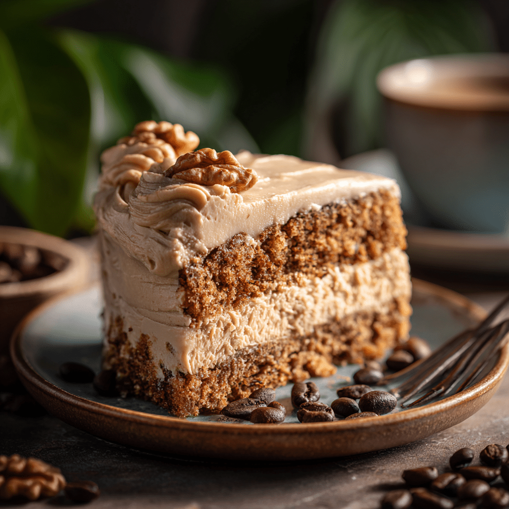 Coffee Walnut Cake Recipe - Recipe Image