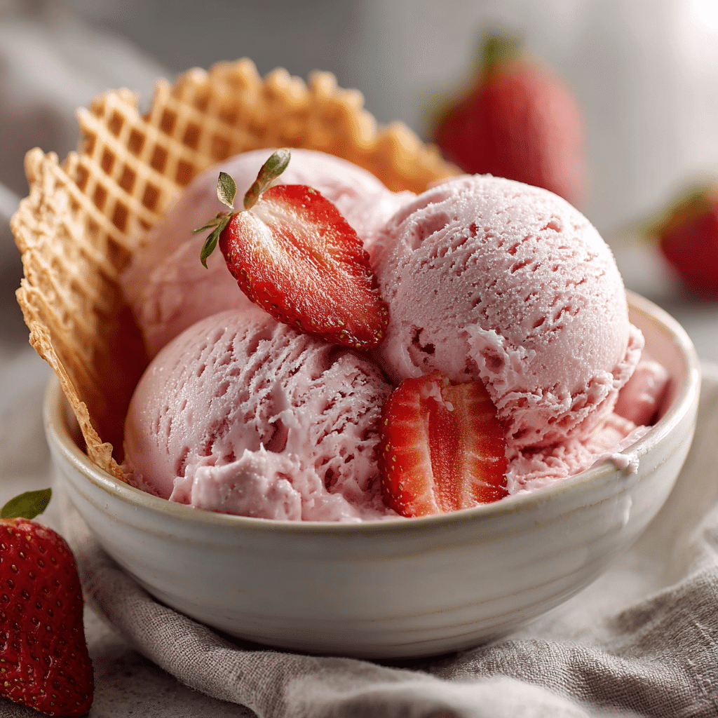 Strawberry Ice Cream Recipe