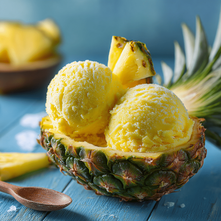 Pineapple Sorbet Recipe