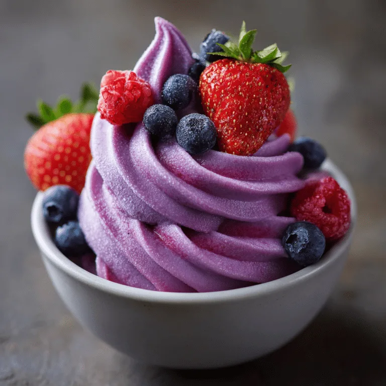 Berry Frozen Yogurt Recipe