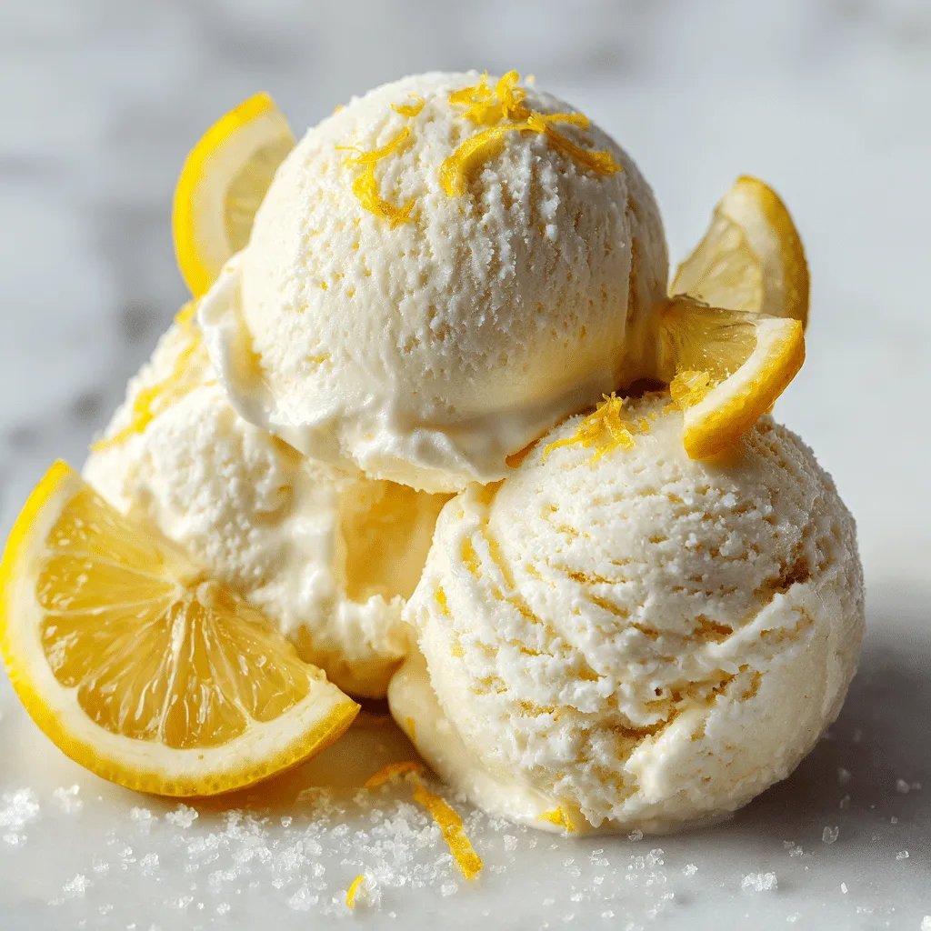 Lemon Ice Cream Recipe