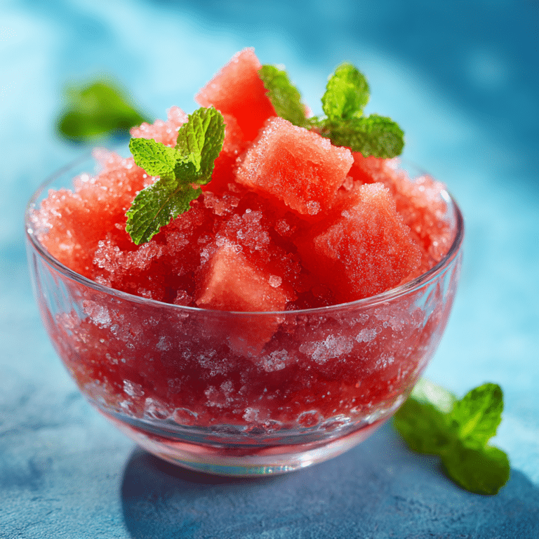 Watermelon Granita Recipe