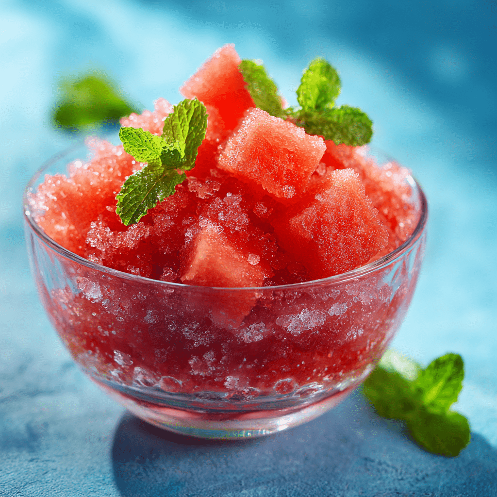 Watermelon Granita Recipe