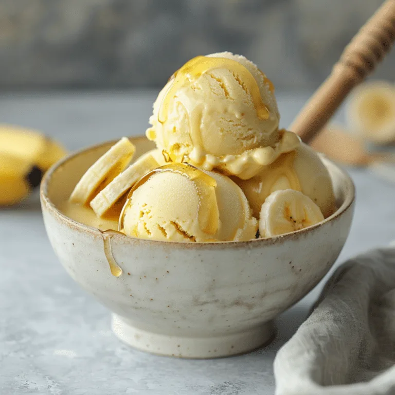 Banana Ice Cream Recipe