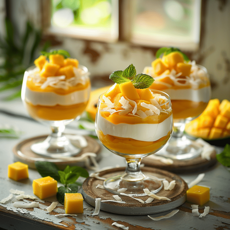 Mango Coconut Dessert Recipe