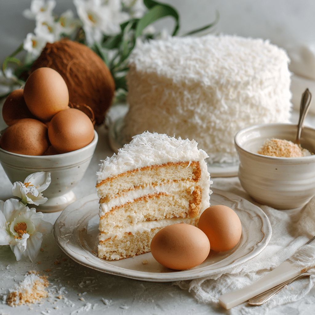 Coconut Cake Recipe - Recipe Image