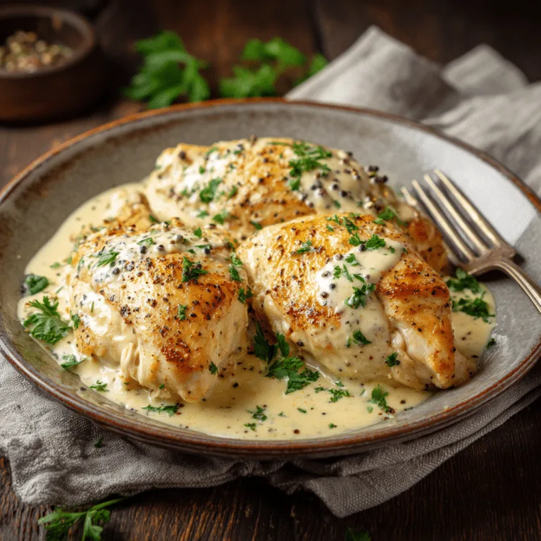 Creamy Garlic Chicken Recipe