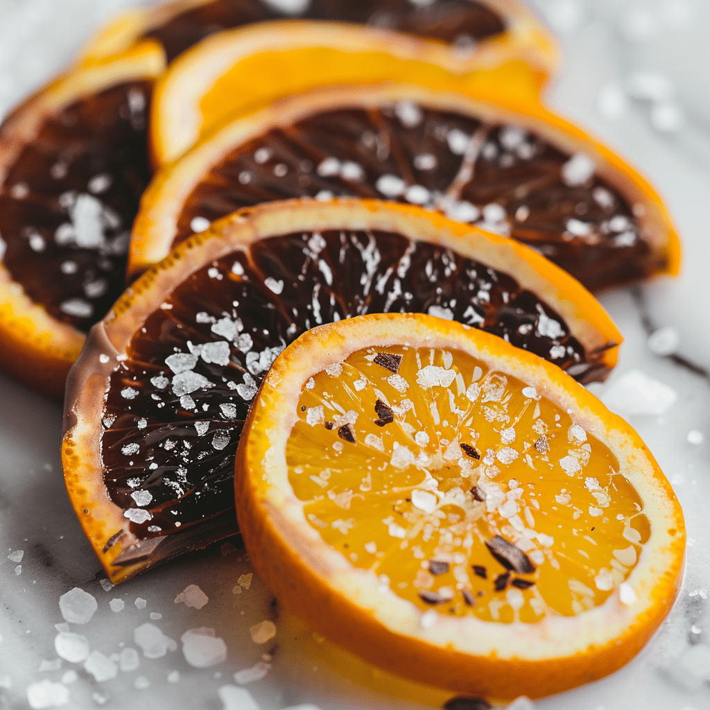 Chocolate Dipped Orange Slices Recipe - Recipe Image