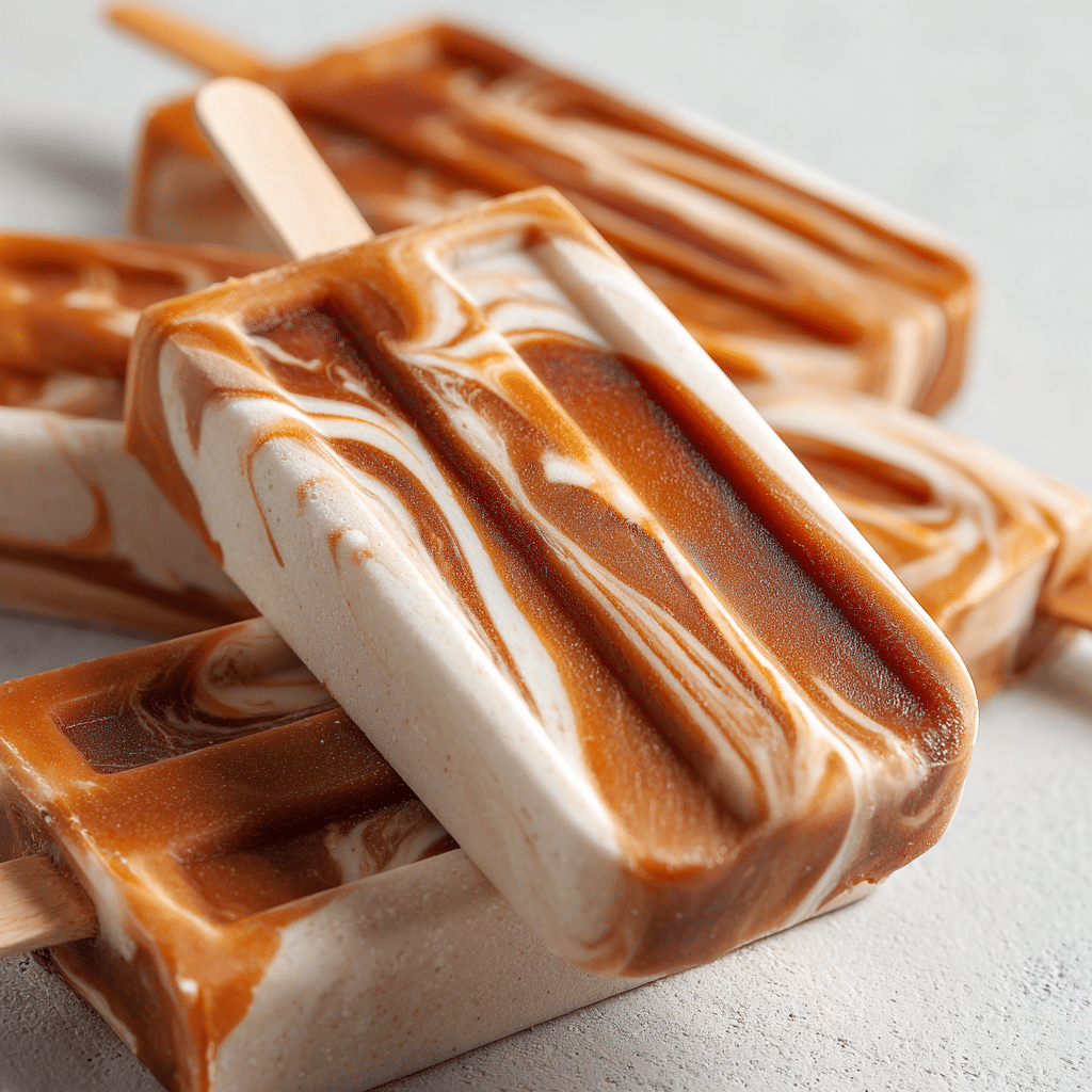 Caramel Coffee Ice Pops Recipe