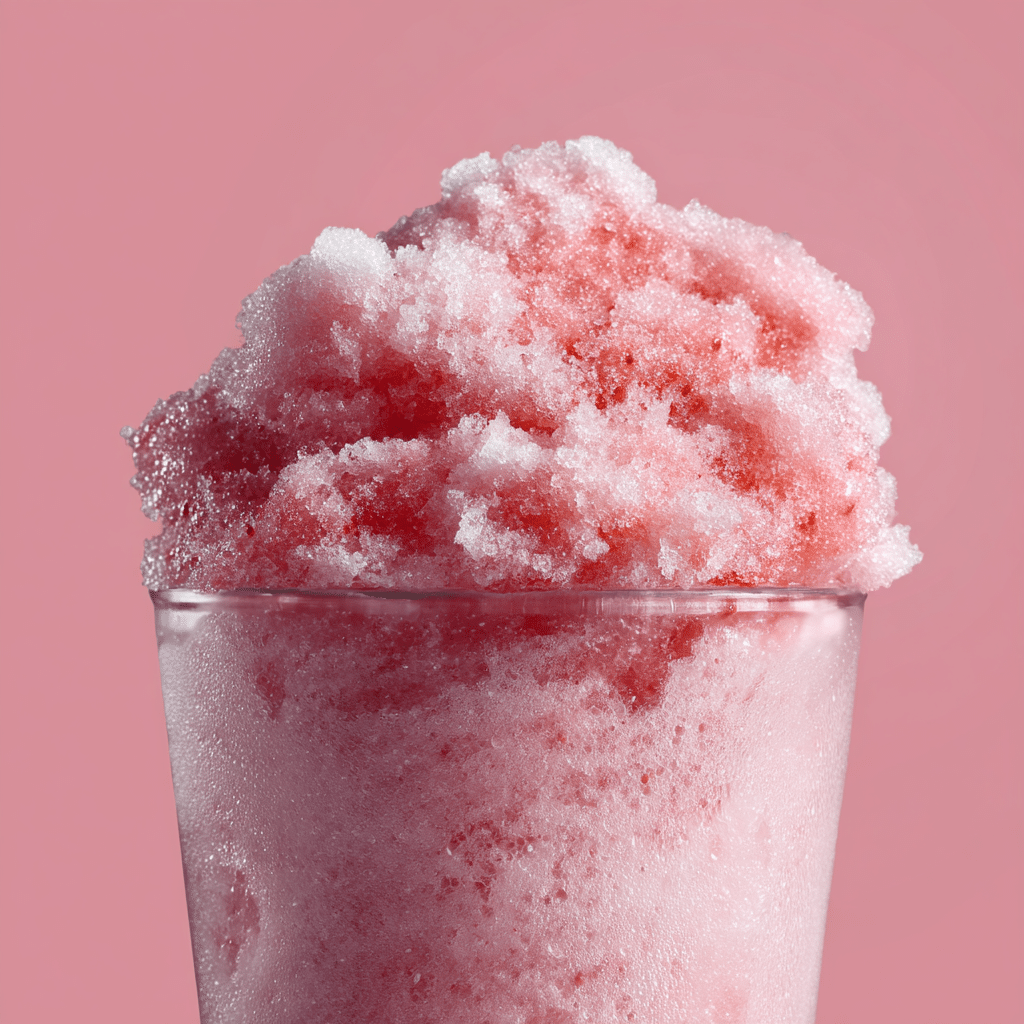 Strawberry Milk Ice Slush Recipe - Recipe Image