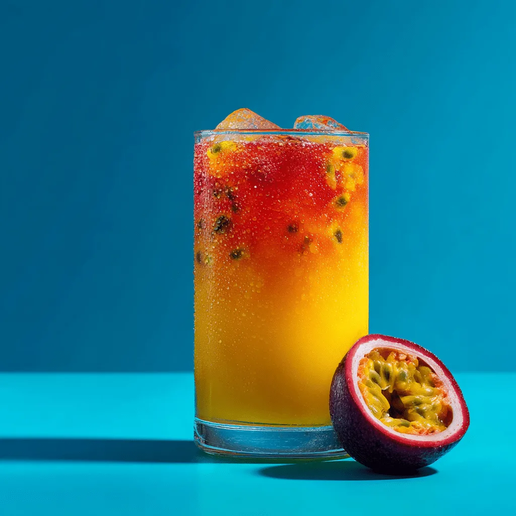 Iced Mango Passion Drink Recipe