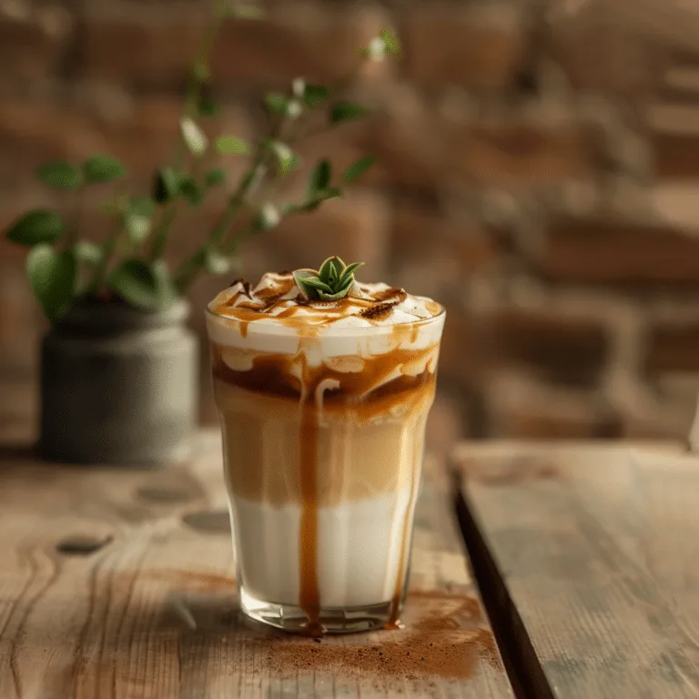 Iced Caramel Coffee Latte: Luxurious Energy Recipe