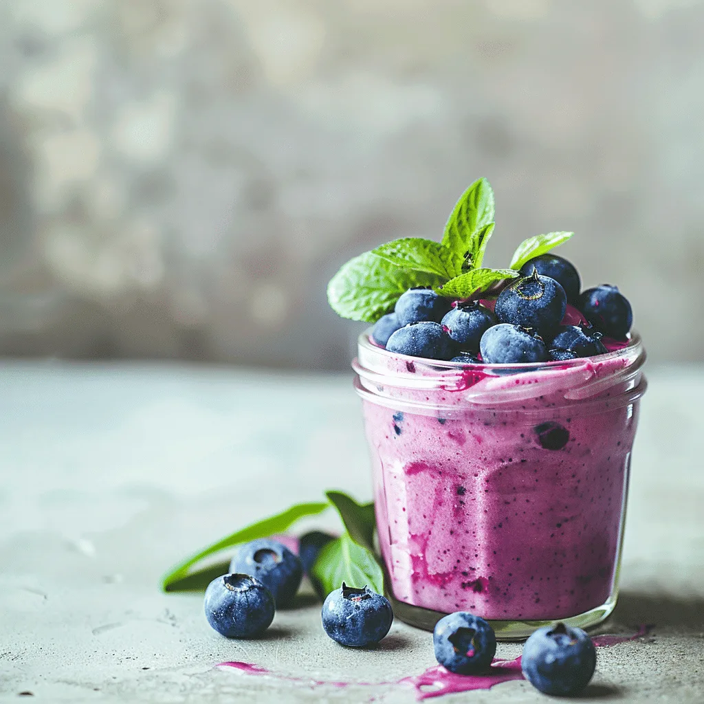 Blueberry Yogurt Smoothie: Antioxidant Boost Recipe