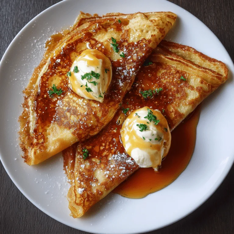 Crêpes Suzette Recipe