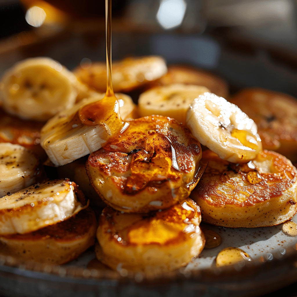 Soft Banana Pancake Bites 🍌 Recipe