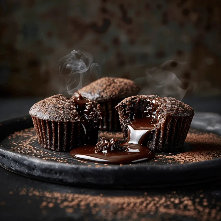 Dreamy Chocolate Lava Muffins 🍫