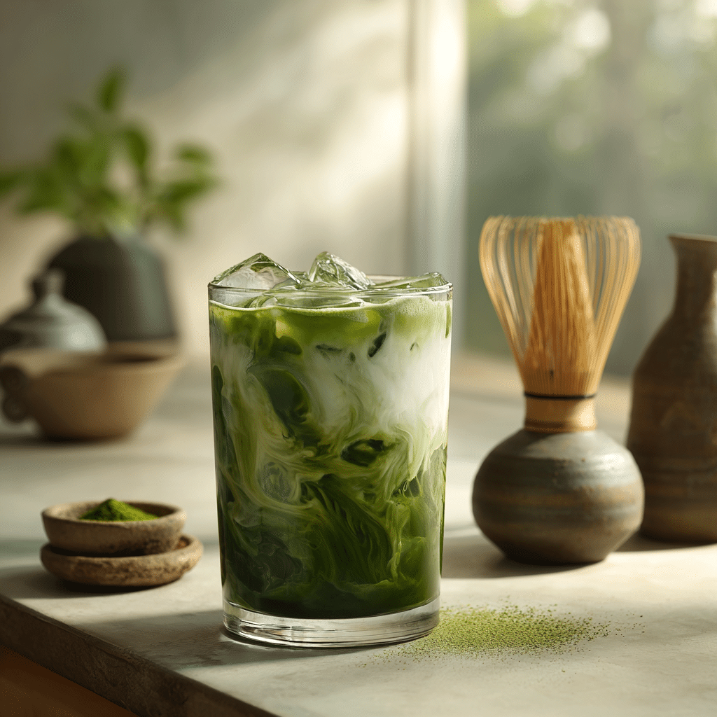 Iced Matcha Latte - Recipe Image