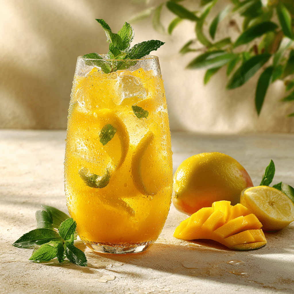 Mango Lemonade Recipe - Recipe Image