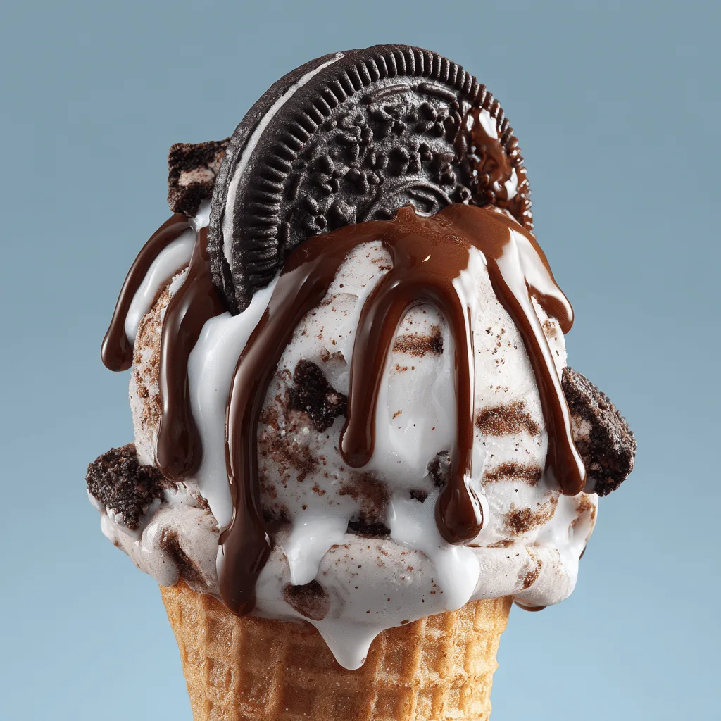 Oreo Chocolate Ice Cream Recipe - Recipe Image