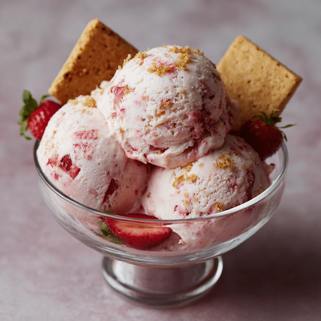 Strawberry Cheesecake Ice Cream Recipe - Recipe Image