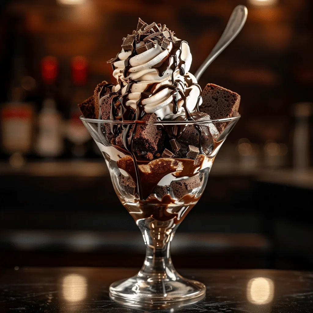 Chocolate Brownie Ice Cream Sundae Recipe - Recipe Image