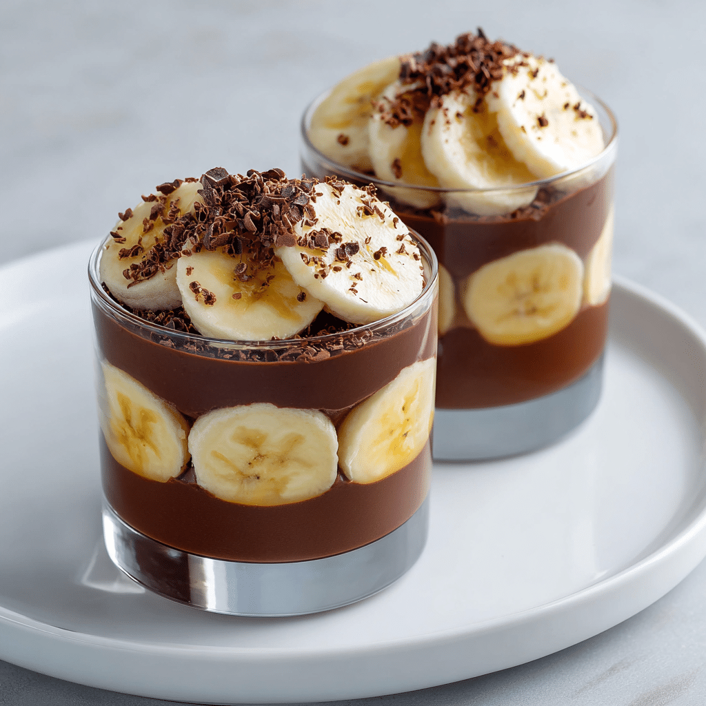 Chocolate Banana Dessert Cups Recipe - Recipe Image