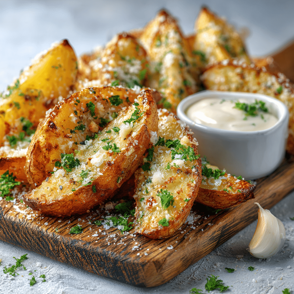 Garlic Parmesan Potatoes Recipe - Recipe Image