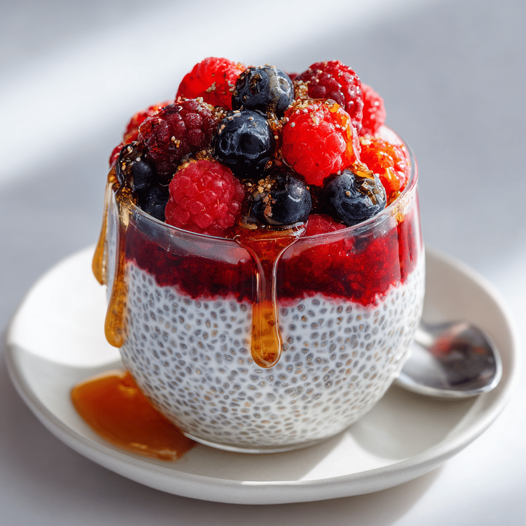 Berry Chia Pudding Recipe - Recipe Image