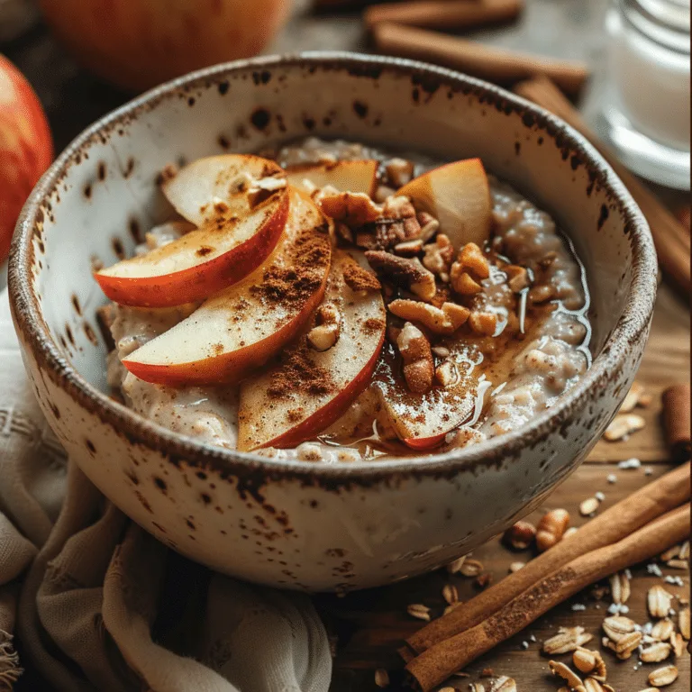 Apple Cinnamon Oatmeal Recipe