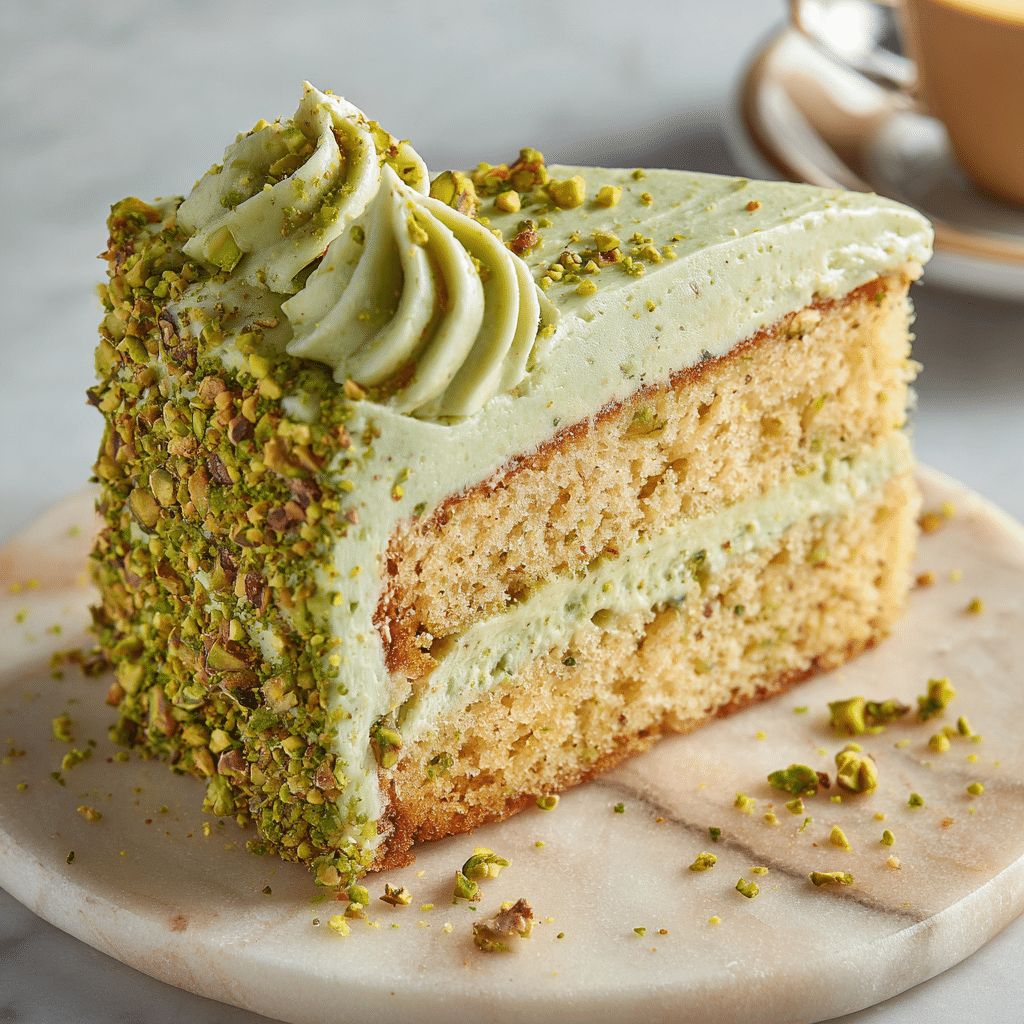 Pistachio Cake Recipe - Recipe Image